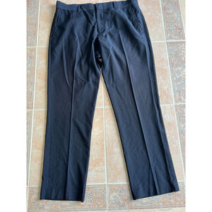 Buffalo david bitton polyester blend Men's Flat front pants 34 x‎ 30
